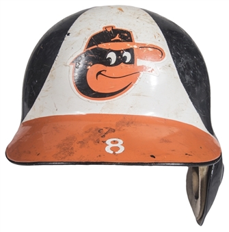 Circa 1985-1988 Cal Ripken Jr Game Used Baltimore Orioles Batting Helmet (MEARS)